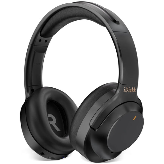 Noise Cancelling Headphones with Deep Bass for Gift，Trips，Commuting Black,E11A Hybrid Active