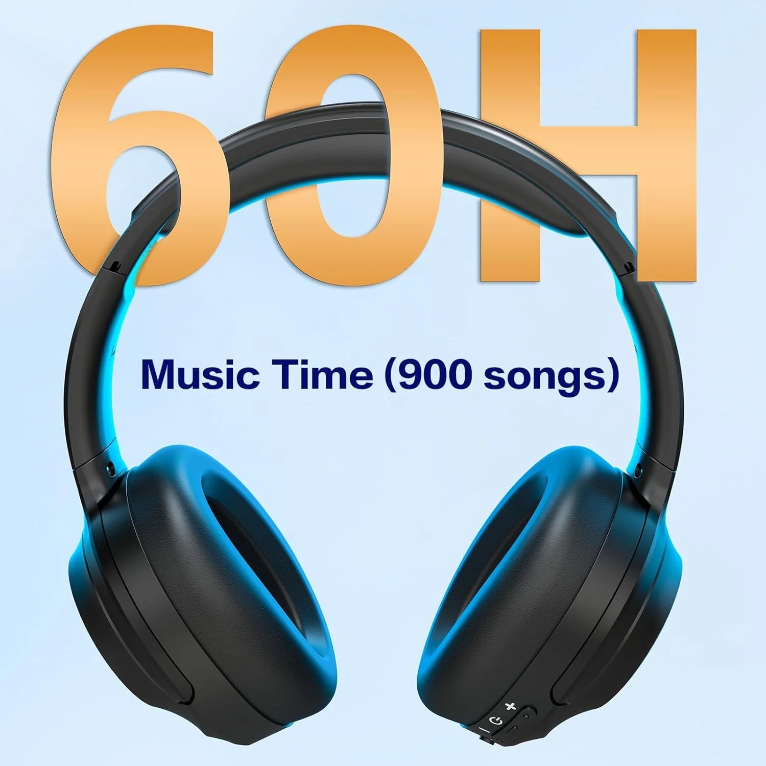Noise Cancelling Headphones with Deep Bass for Gift，Trips，Commuting Black,E11A Hybrid Active